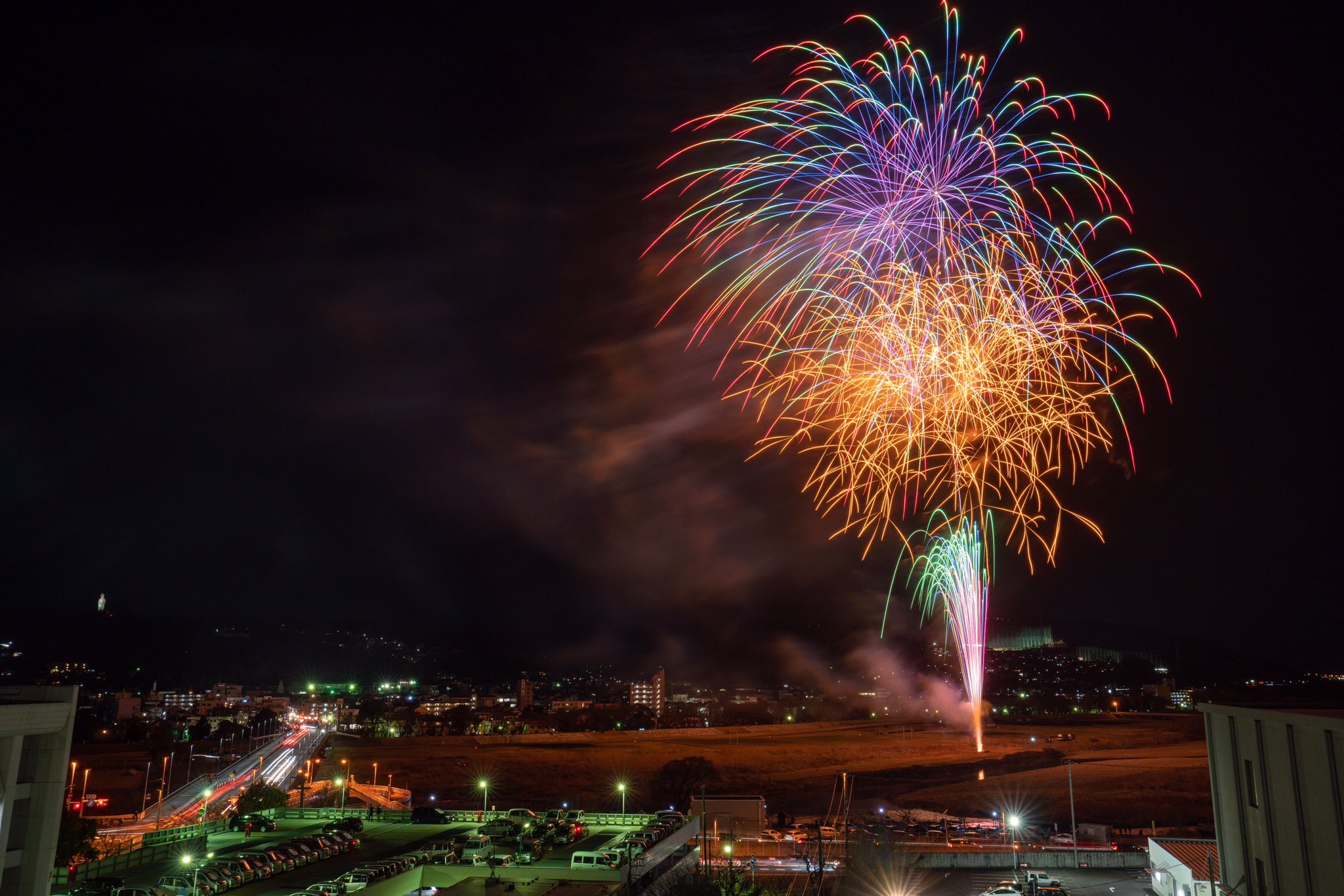 Sakai Masahiro 21 3 22 日本煙火協会 青年部作品発表会 一昨日の高崎hanabiコンクール に続いて地元高崎で打上げでした 花火と和田橋と白衣観音 ずっと撮りたかったポイント 高崎市民で良かったと思いました 煙火協会さま有難うございました 担当