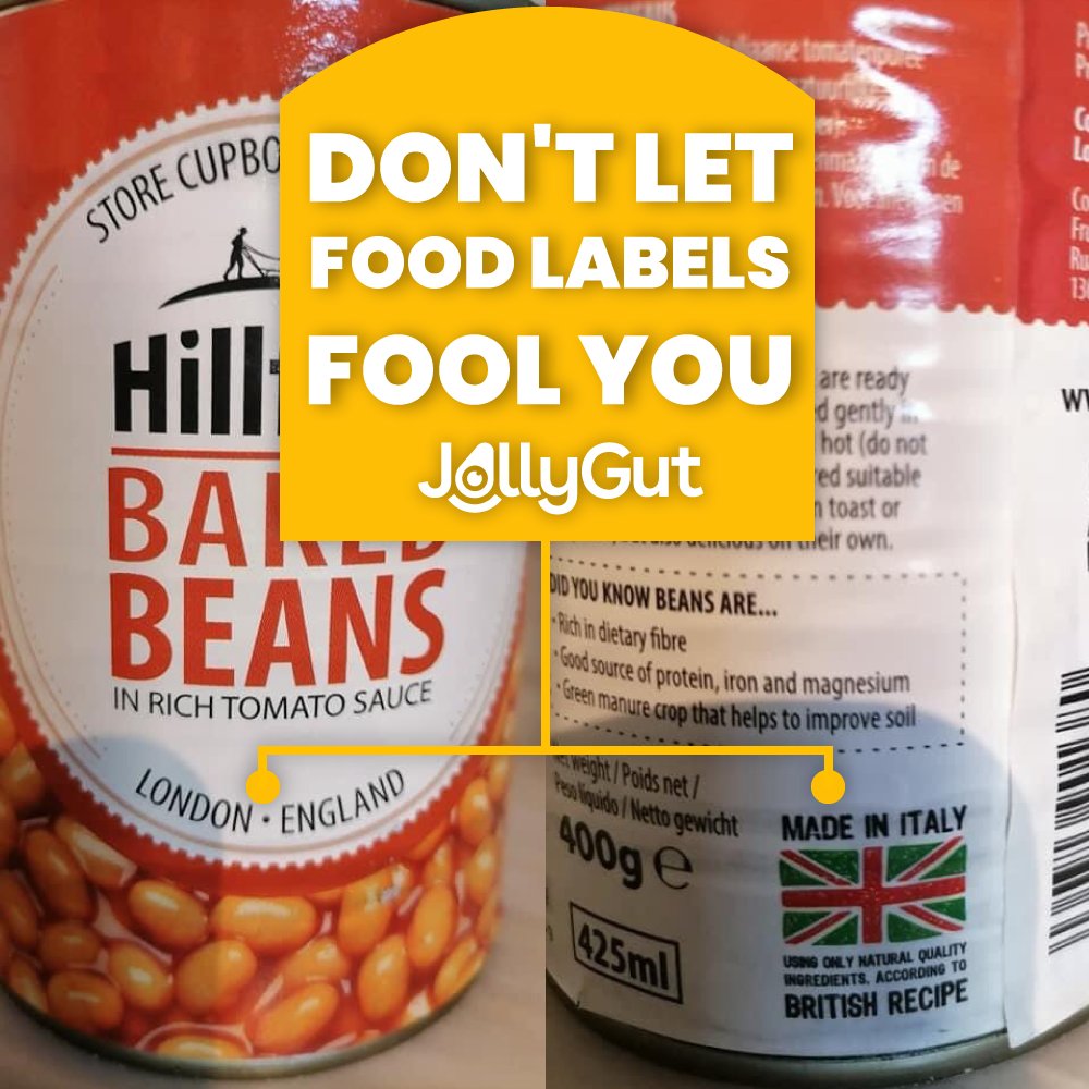 jollygut's tweet photo. This may look FUNNY at first glance, BUT also CONCERNING, right? 🧐
Some food producers are masters in designing #misleading #foodlabels !
COMMENT below if you have seen or experienced these tactics before! ☝️
#misleadinglabelling #misleadinglabel #foodfraud https://t.co/aFauO6rf84
