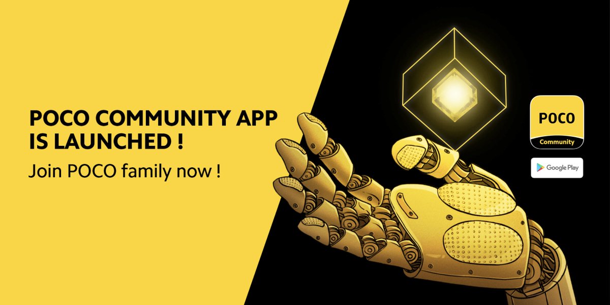 POCOPilipinas's tweet photo. A brand new official website for POCO https://t.co/aVIByur3Th
An upgraded POCO Community App where you can experience POCO Community with a tailored made UI.
Available on Google Playstore, make sure to download it!
#PowerMeetSpeed https://t.co/ucsb3oRhK3