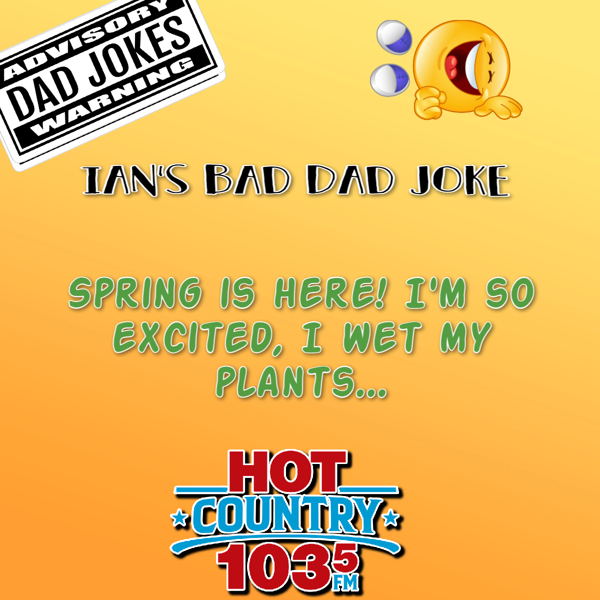 YourHalifaxNow's tweet photo. Here's today's #BadDadJoke! #HappySpring2021 #HotCountryMornings -@IanRobinsonPA & @Krickells
๐น๐ท๐ป๐ผ๐ https://t.co/866mPrd9FQ