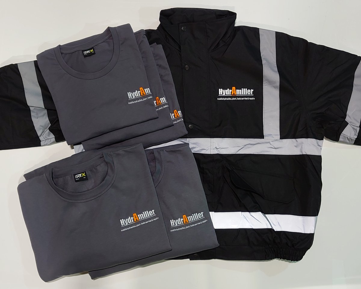 WizardEmb's tweet photo. Another bespoke embroidery bundle, this time for HydrAmiller Hydraulics 🧵
High quality garments, embroidered in house at Wizard Embroidery
📞 01788 833020
📧 wizardembroidery@hotmail.com
#workwear #bundle #workwearbundle #workwearpackage #embroidered #uniform #standout https://t.co/8nDKU7oThd
