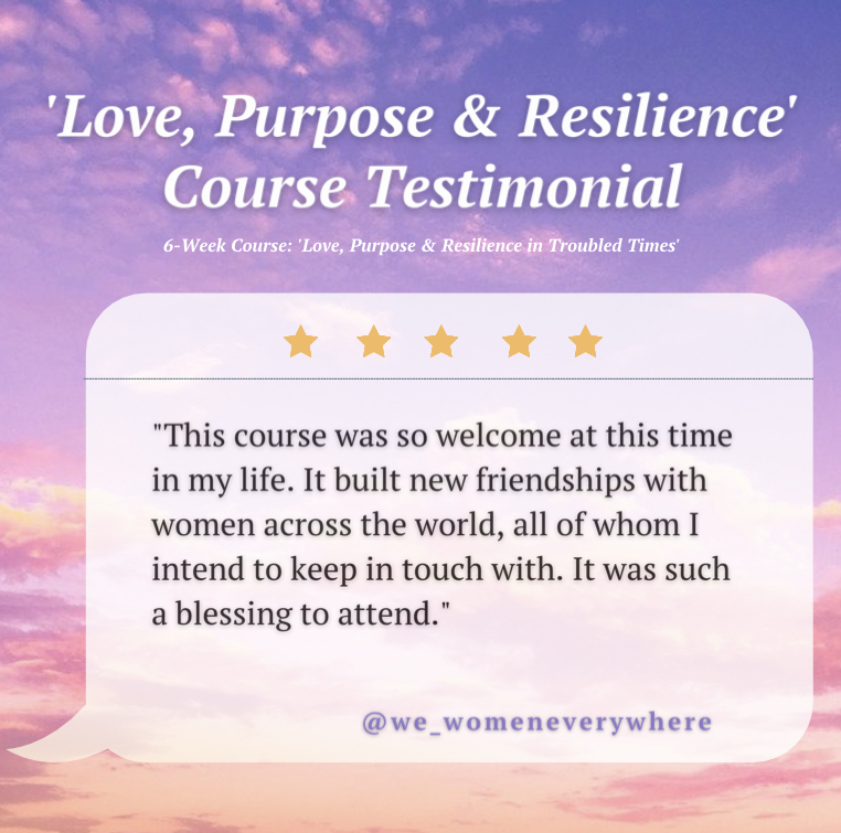 WeWomenTogether's tweet photo. So glad to witness women from all over the world connecting through our course with @jenniferdnadel! 🌎
For more courses like this - click link in bio or here: https://t.co/yX7e1eB1wt
#WeWorkshops #selfhelp #bestsellingauthor https://t.co/VzCtXsLUCI