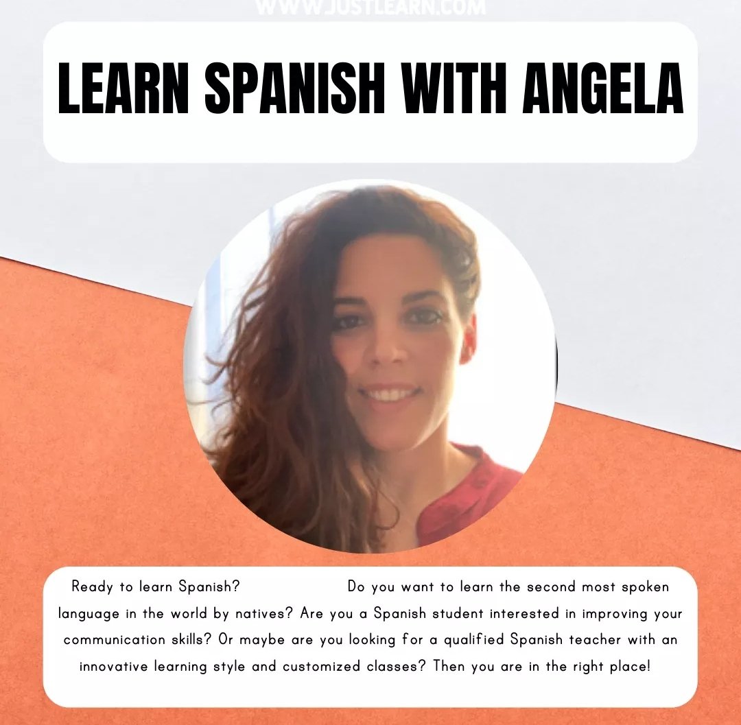 JustlearnCom's tweet image. Learn Spanish with Angela!
Book her here: justlearn.com/angela-21

#spanish #spanishtutor