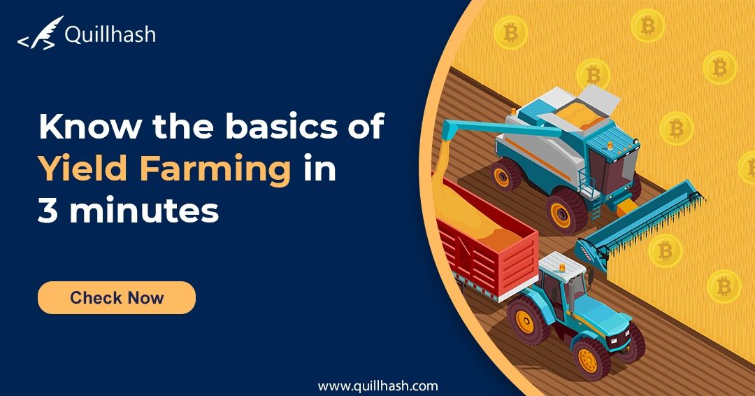 Yield Farming is among the best practices for high returns, but do you know what is it and what are the risks involved? 

#Yieldfarming is the practice of staking or lending #crypto assets to generate high returns or rewards in the form of additional #cryptocurrency

[1/3]