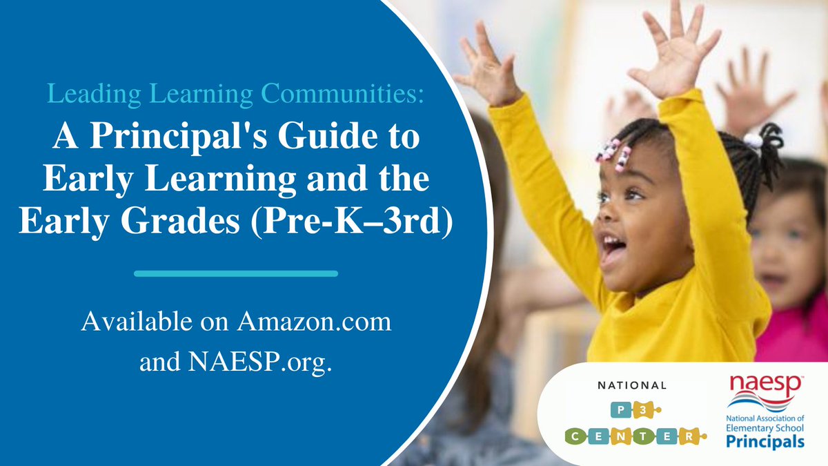 .<a href="/NAESP/">National Assoc. of Elementary School Principals</a> just launched a new early learning guide for principals. Effective leadership of Pre-K-3rd grade requires substantive expertise about child development and instruction that supports young learners. Learn more in a webinar TODAY at 4 pm ET. us02web.zoom.us/webinar/regist…