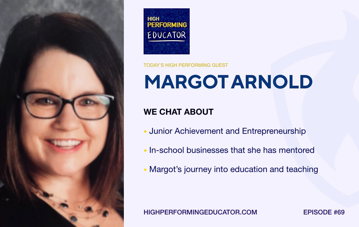 Sam_Demma's tweet photo. Today's guest on the High Performing Educator is @MargotArnold
She is extremely passionate about business and entrepreneurship. Her students create in-school businesses in partnership with Junior Achievement.
https://t.co/zCIarIdrAc
#HighPerformingEducator #Speaker #EDU https://t.co/i0ne78GQie