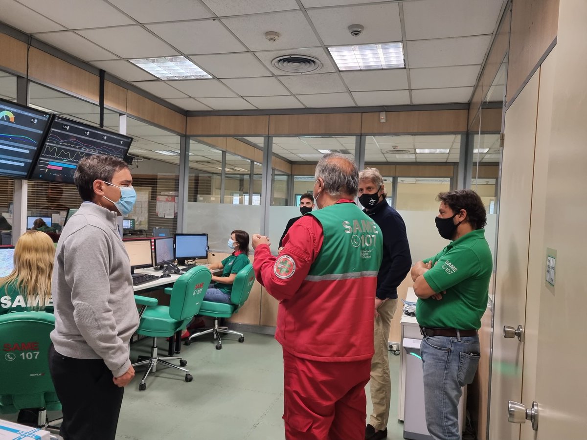 Inaguramos el area de Telemedicina en el Same, va a optimizar la respuesta desde el primer minuto hasta la llegada de la ambulancia