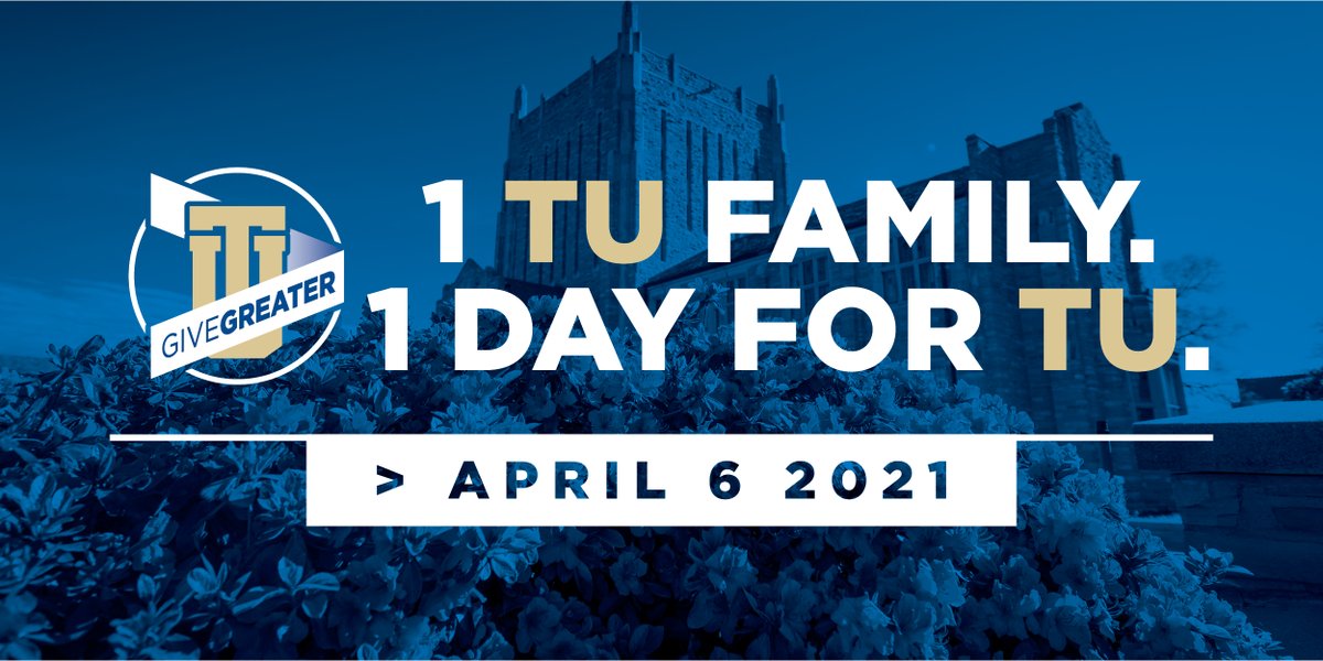 UtulsaAlumni's tweet photo. Have you heard? @utulsa's annual day of giving is coming up on April 6! Learn how you can Give Greater during 1 Day for TU at https://t.co/ITWGZQ1w1f. Reign 'Cane! ๐๐ #utulsa #utulsaalumni https://t.co/VJokZCyXt3