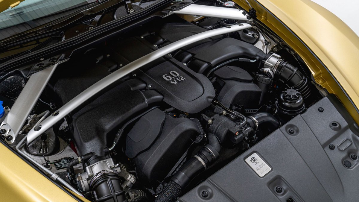 Pure and aggressive, the TWINS' potent 5.9-litre V12 now packs close to 600bhp, up 80bhp over standard.

#RReforged #Zagato