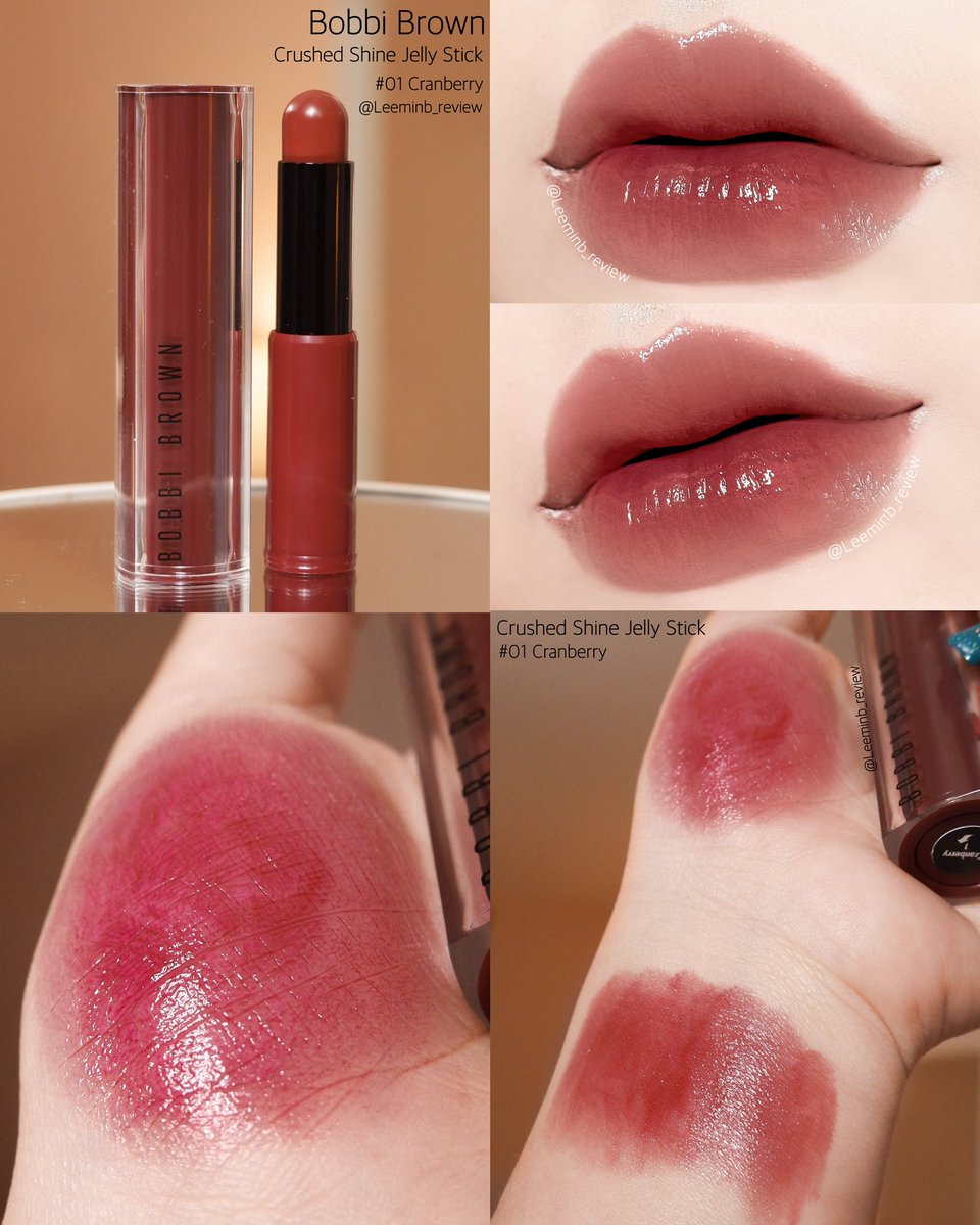 BobbiBrown_TH's tweet photo. Swatch! #ลิปเจลลี่ Crushed Shine Jelly Stick สี Cranberry ลิปสติกน้องใหม่จากกลุ่มผลิตภัณฑ์ Crushed Lip ยอดนิยม 
ช้อปเลย คลิก https://t.co/Q9EvgDQhOn

ราคาแท่งละ 1,300 บาท

Photo Credit: @leeminb_review 
#CrushedShine
#CrushedLip
#BobbiBrownThailand https://t.co/kZoEPNCyZx