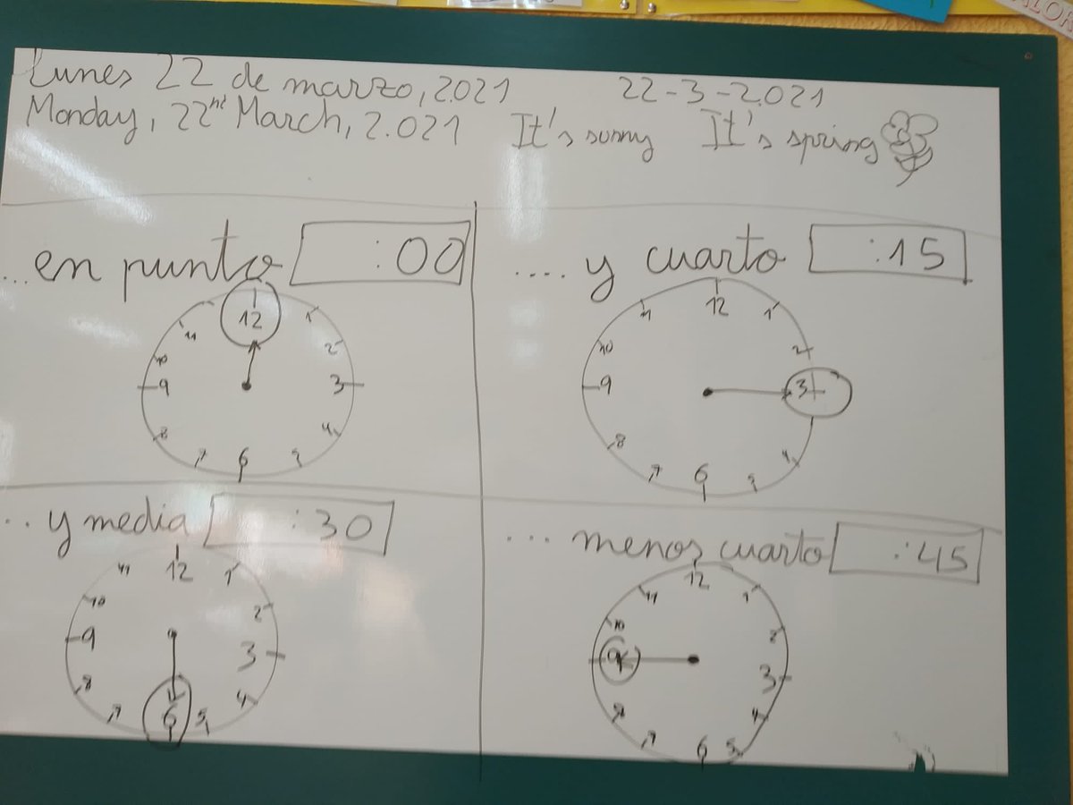CeipPJeronimo's tweet photo. Nuestros alumnos de 2º aprendiendo las horas!!
#ceippadrejeronimo 
#algete
#matematicas 
#matematicasmanipulativas 
#matematicasdivertidas 
#proyectopiensoyresuelvo 
#educacionprimaria 
#2ºdeprimaria
#escuelapublica
#escuelapublicadetodosparatodos https://t.co/5J4BJYgXIL