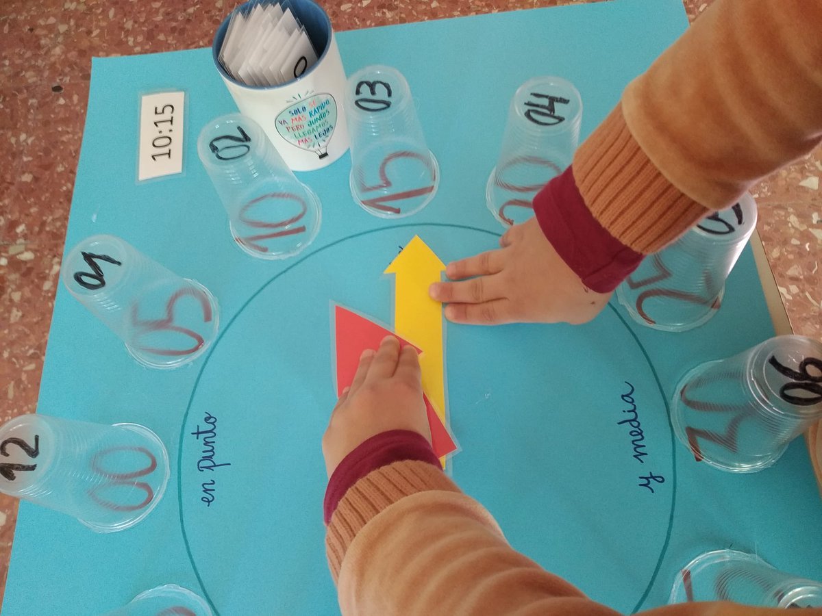 CeipPJeronimo's tweet photo. Nuestros alumnos de 2º aprendiendo las horas!!
#ceippadrejeronimo 
#algete
#matematicas 
#matematicasmanipulativas 
#matematicasdivertidas 
#proyectopiensoyresuelvo 
#educacionprimaria 
#2ºdeprimaria
#escuelapublica
#escuelapublicadetodosparatodos https://t.co/5J4BJYgXIL