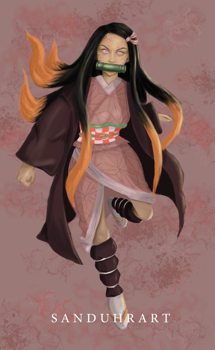 SanduhrArt's tweet photo. [Rts and fleets are appreciated!]
Nezuko Fan Art. I will post a painting process of this tomorrow! Stay tuned guys!

#nezuko #Demonslayer #digitalart https://t.co/5ZsBIMCv8z