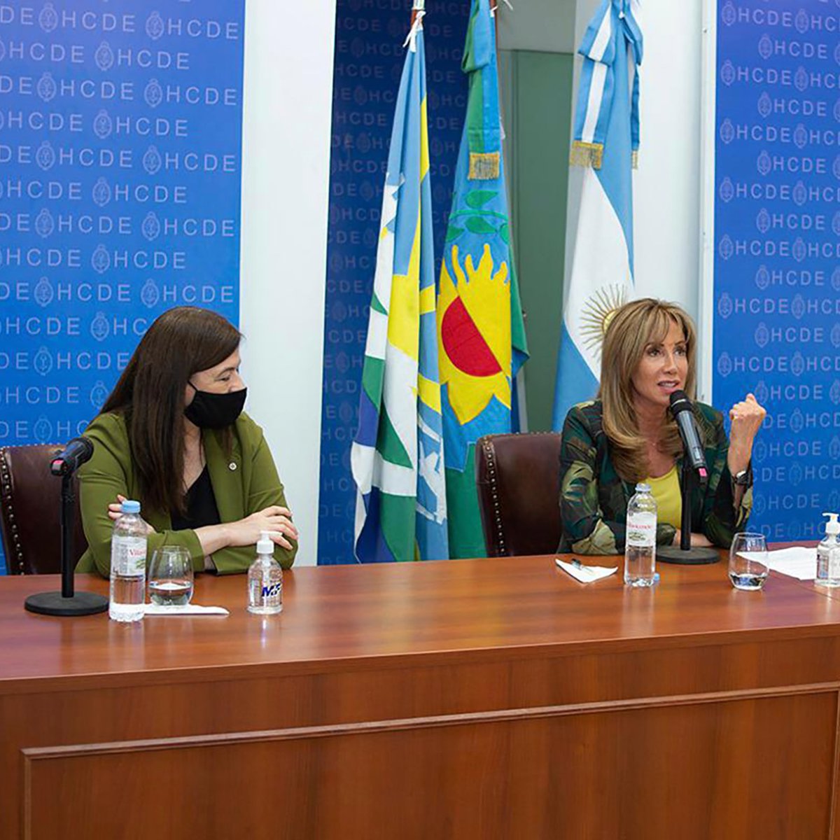 secmujerezeiza's tweet photo. En el marco de la sesión ordinaria del Honorable concejo Deliberante Ezeiza,en la que se aprobó la creación de ésta Secretaría, acompañó a la Presidenta del HCDE #DulceGranados la Ministra #EstelaDíaz
#SecretaríaDeLaMujer #NoEstásSola #DulceGranados #EstelaDiaz https://t.co/fQYImZK8Cb