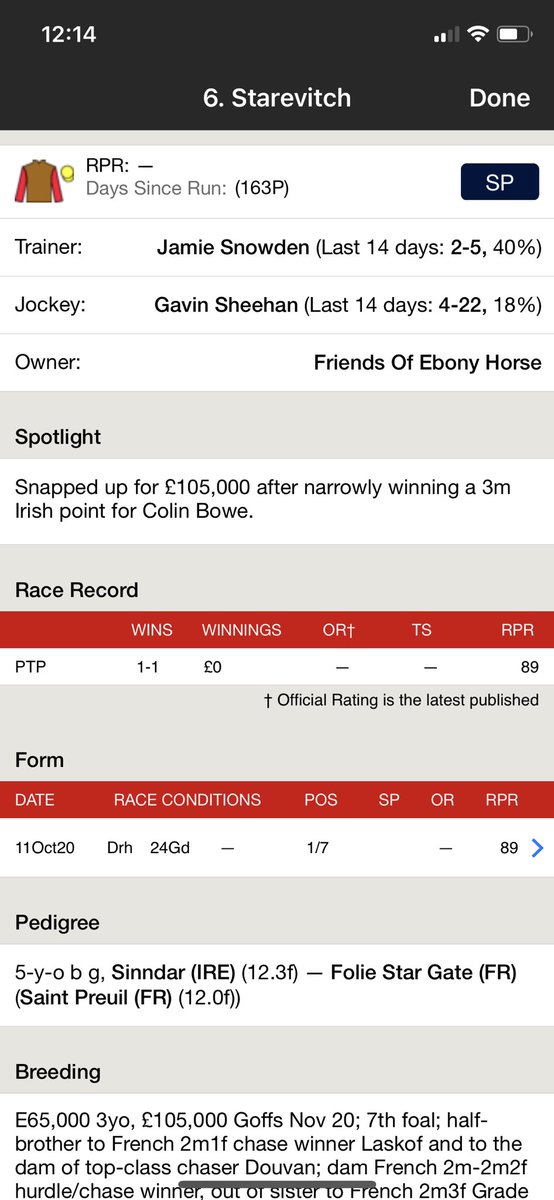 olibellracing's tweet photo. This is very cool! Tomorrow - the ‘Friends of Ebony Horse’ have their first runner. Starevitch, in the 3.40 @Huntingdon_Race for @jamiesnowden - raising awareness for @EbonyHorseClub and getting the youngsters involved! Well done to Francis and all who made it happen! 🤞 https://t.co/eA3Zs3ZuUY