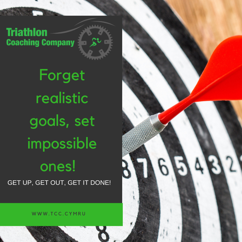 Monday Motivation: Set unrealistic goals. If your goal does not scare you, it probably isn't big enough! I know we usually say set realistic goals, but sometimes you need that kick of fear of failure to get shit done!