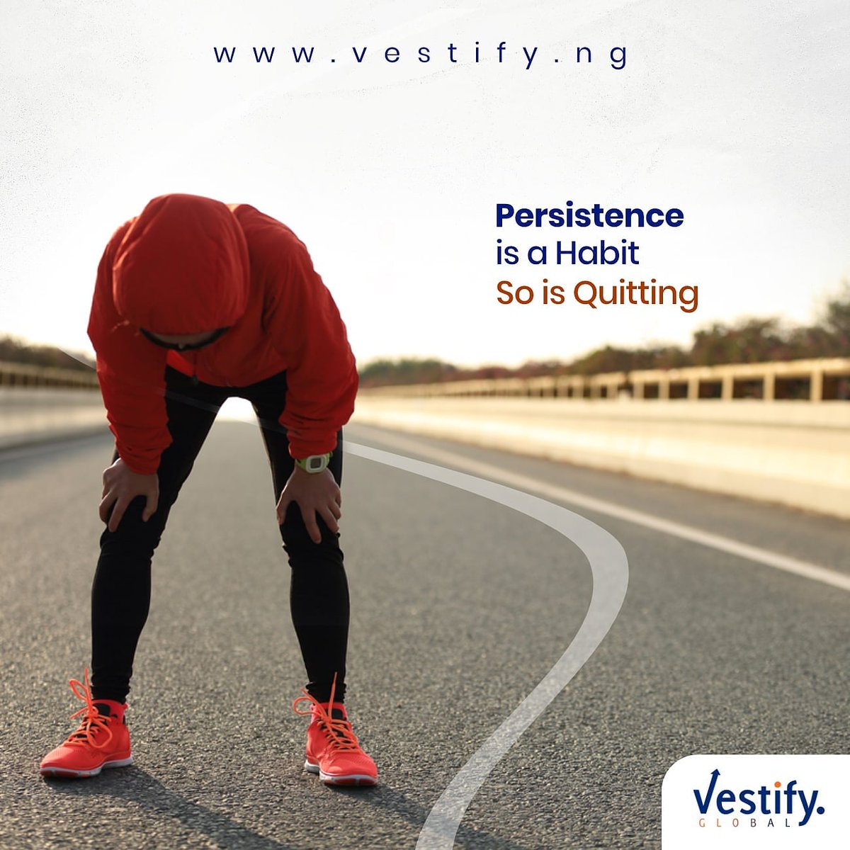 vestifyglobal's tweet photo. What would it take you to continue in a course of action not giving up?

Persistence!

Persistence is inexpensive but a lot of us cannot pay that price. If you want to be good at something new this week, stick to your lessons. https://t.co/uj0estn15m