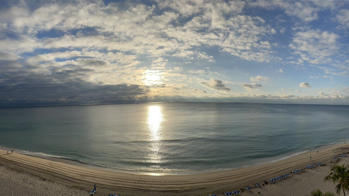 KyleMichael's tweet image. A Monday morning I can get used to! ☀️ 🌴