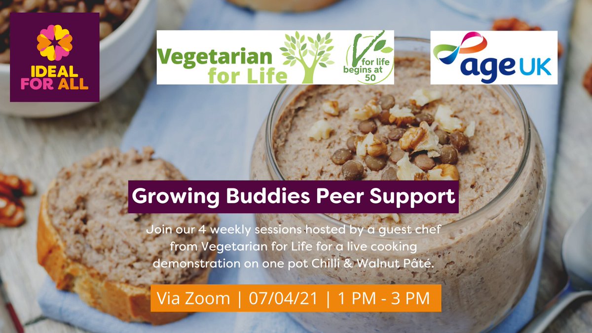 idealforall's tweet image. Come along to our final #cookingsession with @VfL_UK. We have a one-pot chilli &amp;amp; #healthy snack ideas planned. Don’t miss out! @AgeUKSandwell #peersupport

📅 07/04/21
🕚1 PM - 3 PM
💬 Via Zoom (For questions or information on joining email: contactifa@idealforall.co.uk or DM us)