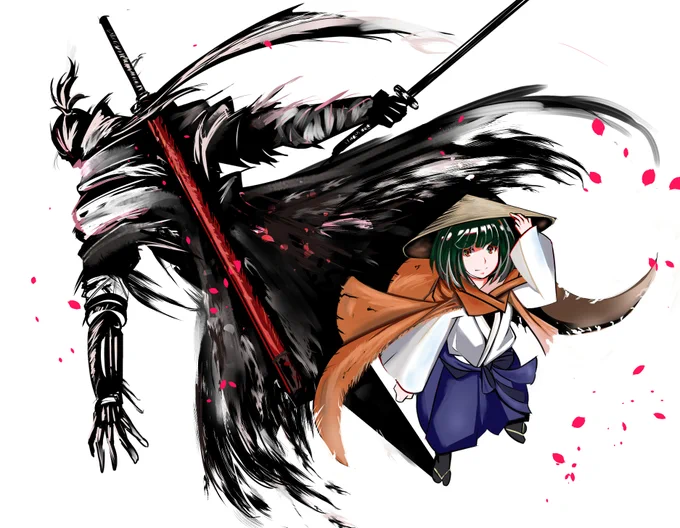  SHADOWS DIE TWICE、2周年おめでとうございます!#SekiroFanArt 