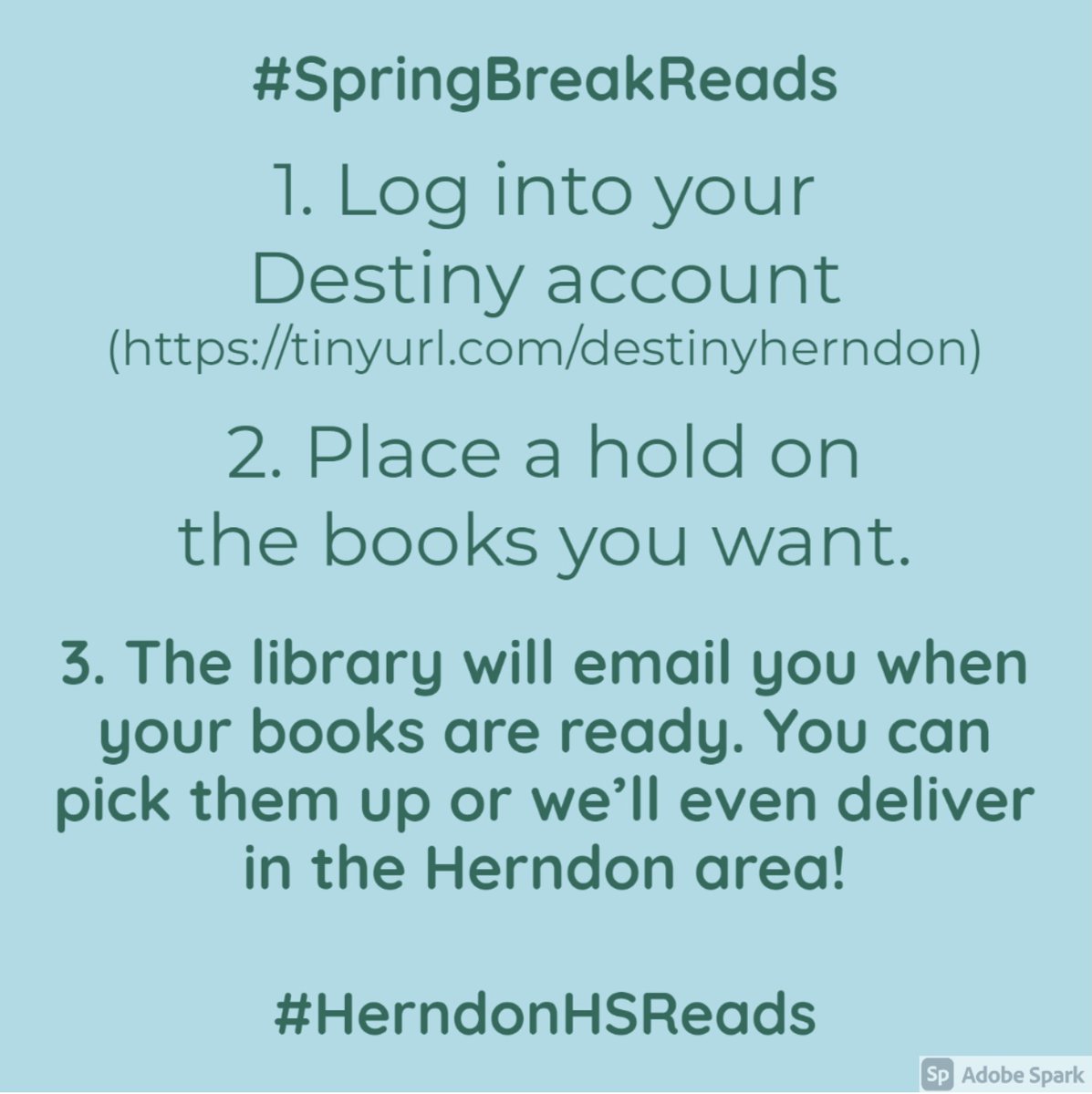 HHSLibrary's tweet image. What are YOU reading over spring break, @HerndonHS Hornets? We’ve got lots of recommendations!
#springbreakreads #herndonhsreads
@CounselorBuzz @StingerHhs