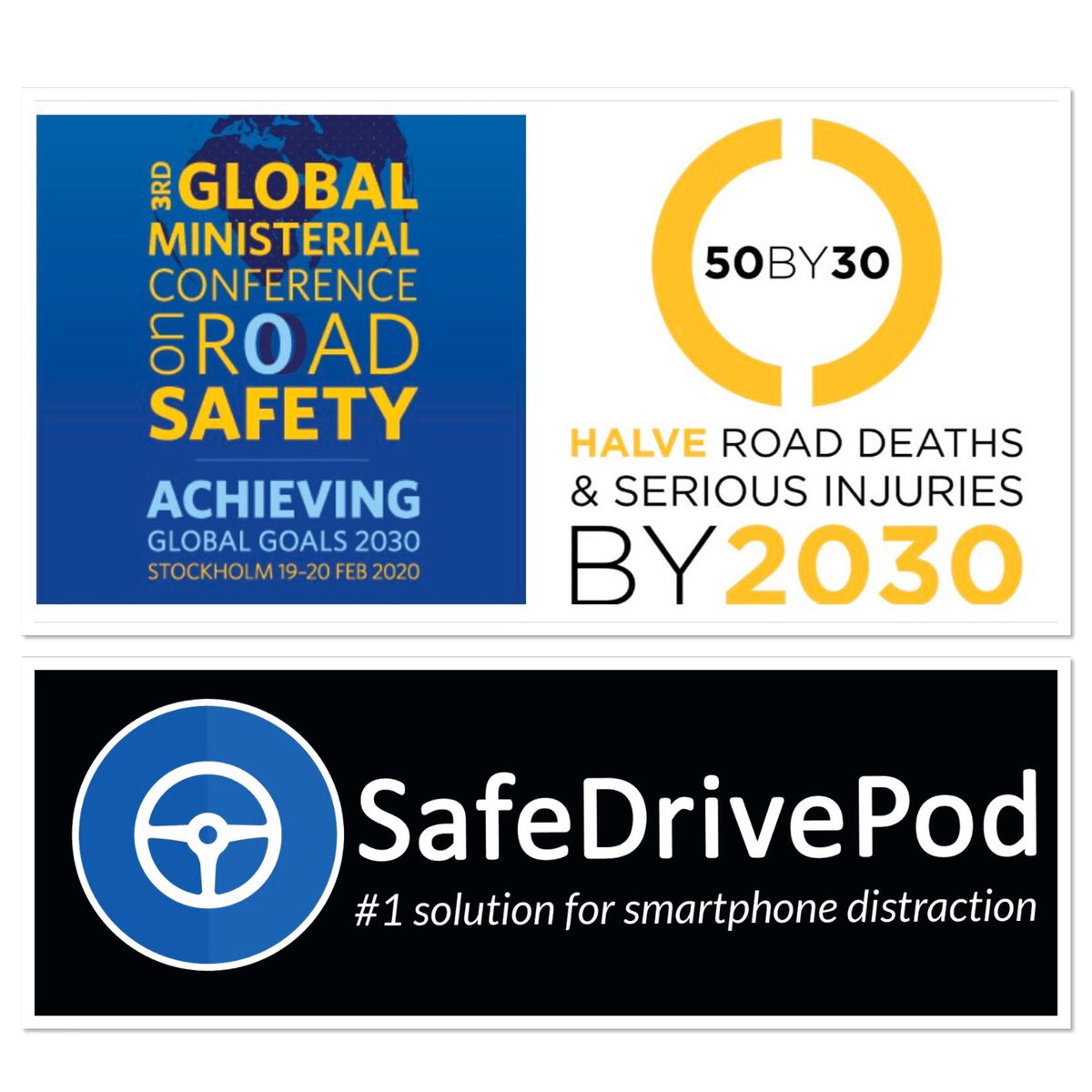 Safedrivepod's tweet photo. @MinIenW @CvNieuwenhuizen #notextingwhiledriving = SafeDrivePod https://t.co/3HkSI1MfPi