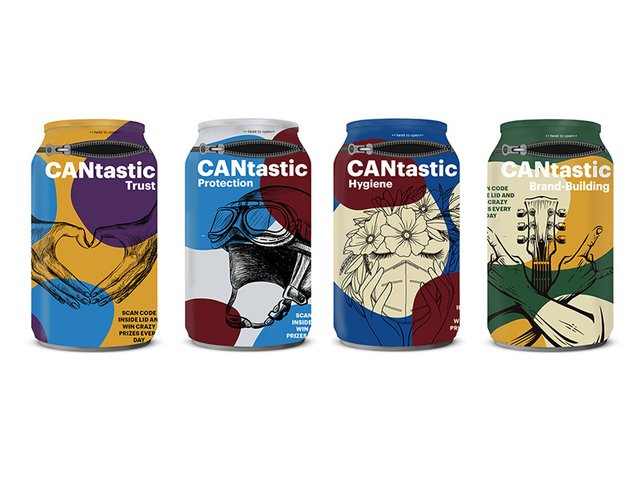 CanTechIntl's tweet photo. CCL Label has developed CANtastic, a new type of packaging that combines an aluminium can and shrink sleeve. https://t.co/GGL36DXPDT @LabelCcl #canpackaging #cansleeves #metalpackaging https://t.co/ANiKW2UyPf