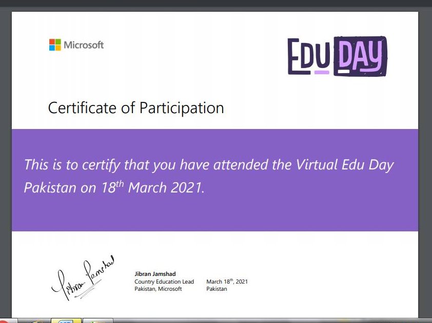sbec_rcmdp's tweet photo. SBEC Participation- Representation by Our  Intrapreneur(Project Director) &amp; Regional Head Outreach SBEC on Behalf of Board of Directors &amp; Trustees Sultan Bahu Educational Complex. #MindfulMarch  #Motivational  #Microsoft  #education  #educationmanager #18thmarch2021 #March2021 https://t.co/bS6N6SZoqO