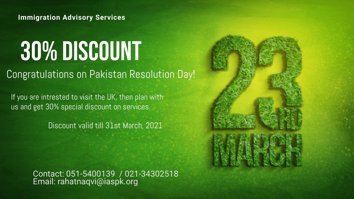 ImmigrationAdv2's tweet photo. 🇵🇰 🇵🇰 Pakistan Resolution Day 🇵🇰 🇵🇰- 
🇵🇰 🇵🇰 Lets be united 🇵🇰 🇵🇰
 #uk #ResolutionDay #PaksitanResolutionDay #Pakistanis #ukfamilyvisa​​ #familyvisa​​ ​ #ukvisa #pointbasedsystem​​ #pointbasedimmigration​​​​ #pointbaseduk​​ ​​ ​​ #ukimmigration​​ #immigration #university https://t.co/bgJKZZUZq2