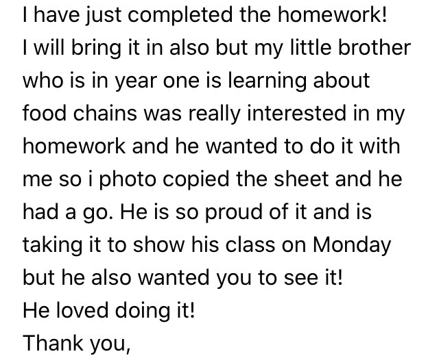 rockpoolwill's tweet image. Received this email over the weekend, makes all the hard work worth it!
#pgcsec @education_uw