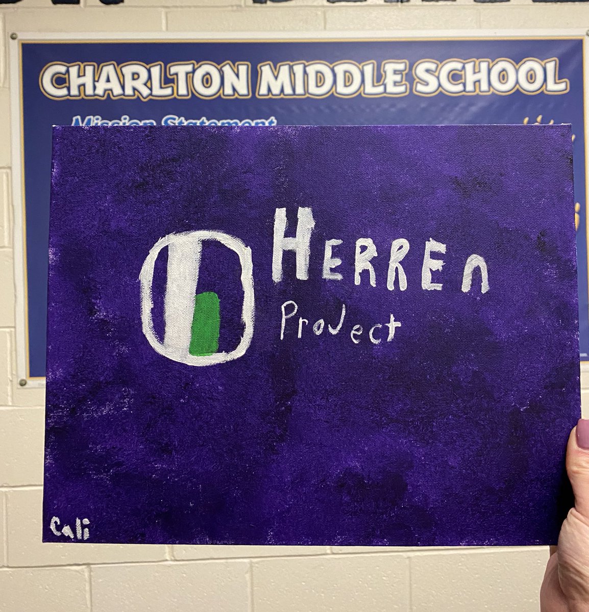 Ms_MurphySAC's tweet photo. Just received this from one of our Herren Club Members, I love seeing the students take pride in this club!  @CMSGuidance1 @cms_grizzlies @HerrenProject https://t.co/7s8yoKiEQ9