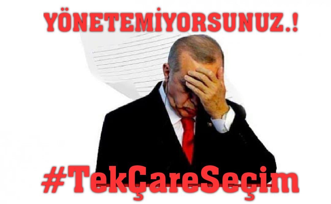 İstediğin kadar bakan değiştir 

Merkez bankasın başkan ata

Reform yapıyorum de

Zihniyet değişmedikçe

Birşey değişmeyecek

Yolun sonu görünüyor

 #TekÇareSeçim