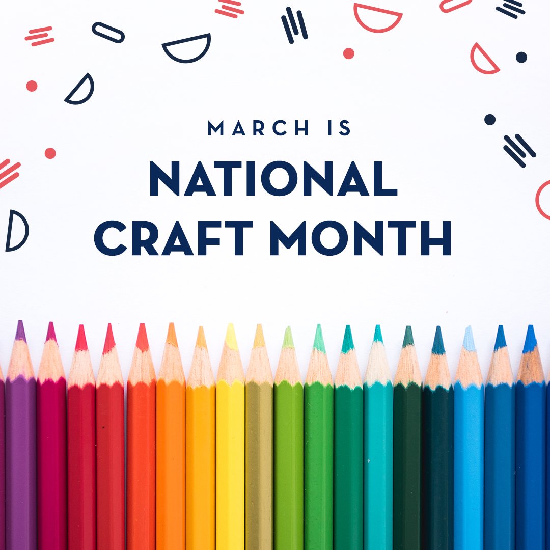 Today let's celebrate the #NationalCraftMonth 

Share and support all the crafters!

#crafters #contentcreators #craftmonth