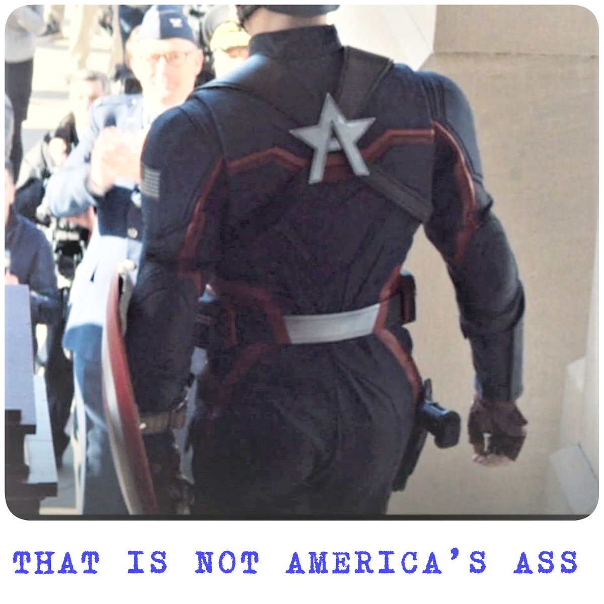 darthcleavage's tweet photo. 8 seconds of screen time and people already hate his guts ๐คฃ #notamericasass
.
.
#falcon #samwilson #wintersoldier #buckybarnes #marvel #captainamerica #anthonymackie #sebastianstan #avengers #steverogers #avengersendgame #thefalconandthewintersoldier #marvelcomics #usagent https://t.co/yT26SAC8p0