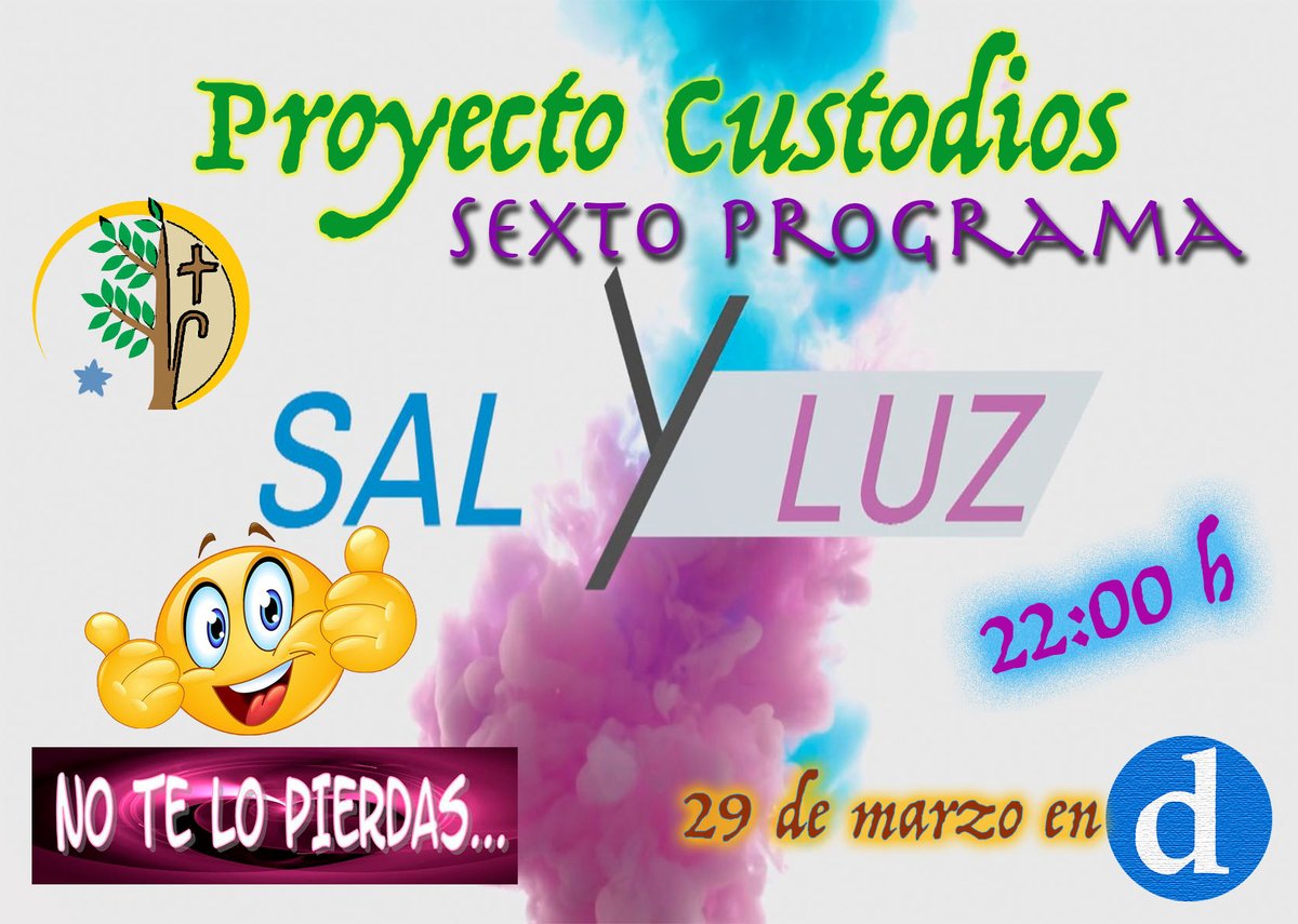 El próximo lunes, 29 de marzo, tenemos nuevo programa de #SalyLuz en <a href="/RTVDToledo/">@RTVDToledo</a> a las 22:00 h. La formación versará sobre la viudedad. La impartirá Luciano Soto, miembro del equipo de <a href="/postoladoseglar/">Deleg. Apost. Seglar</a> Además del tema las otras secciones que no te debes perder. Os esperamos.