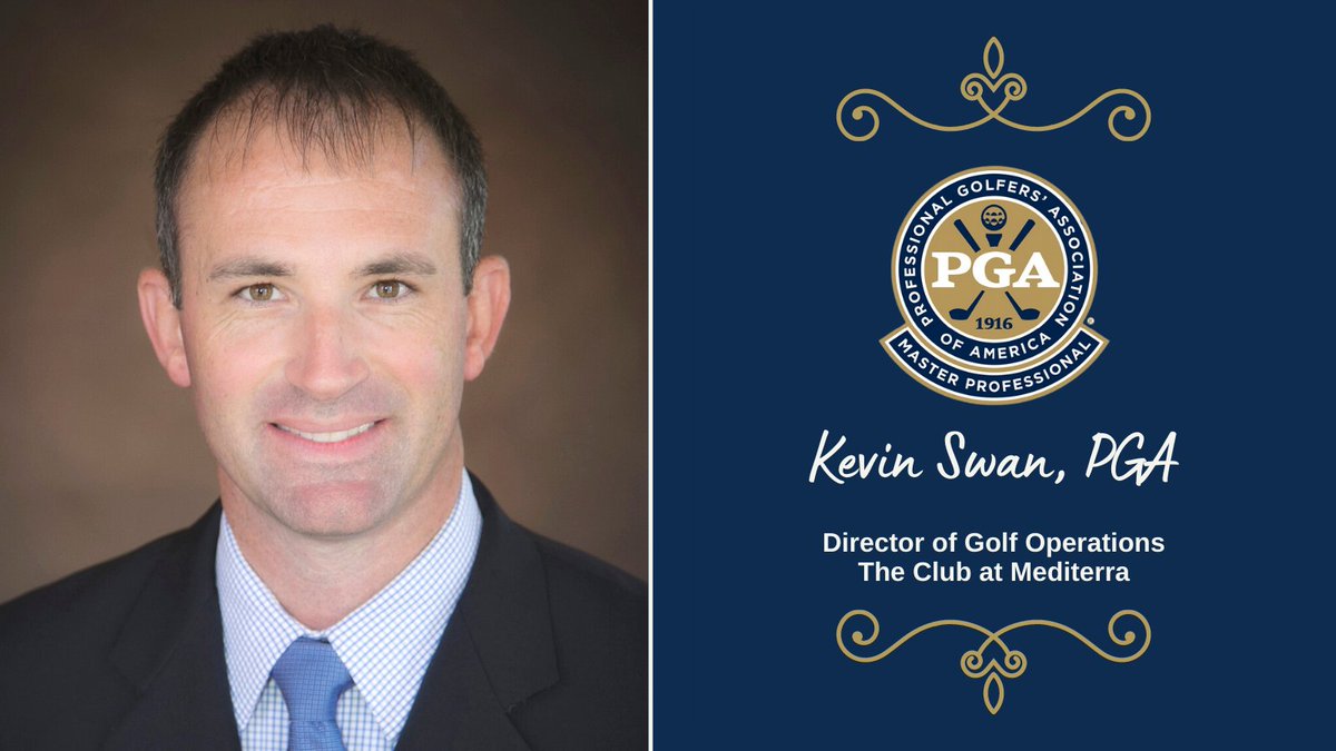 southfloridapga's tweet photo. #MemberMonday
Earlier this month, Kevin Swan, PGA Director of Golf Operations at The Club at Mediterra earned PGA Master Professional status. Congratulations, Kevin! ⭐️ #pgamember #pgamasterprofessional
MORE: https://t.co/VVgagmhT62 https://t.co/2GmHdM6LpL