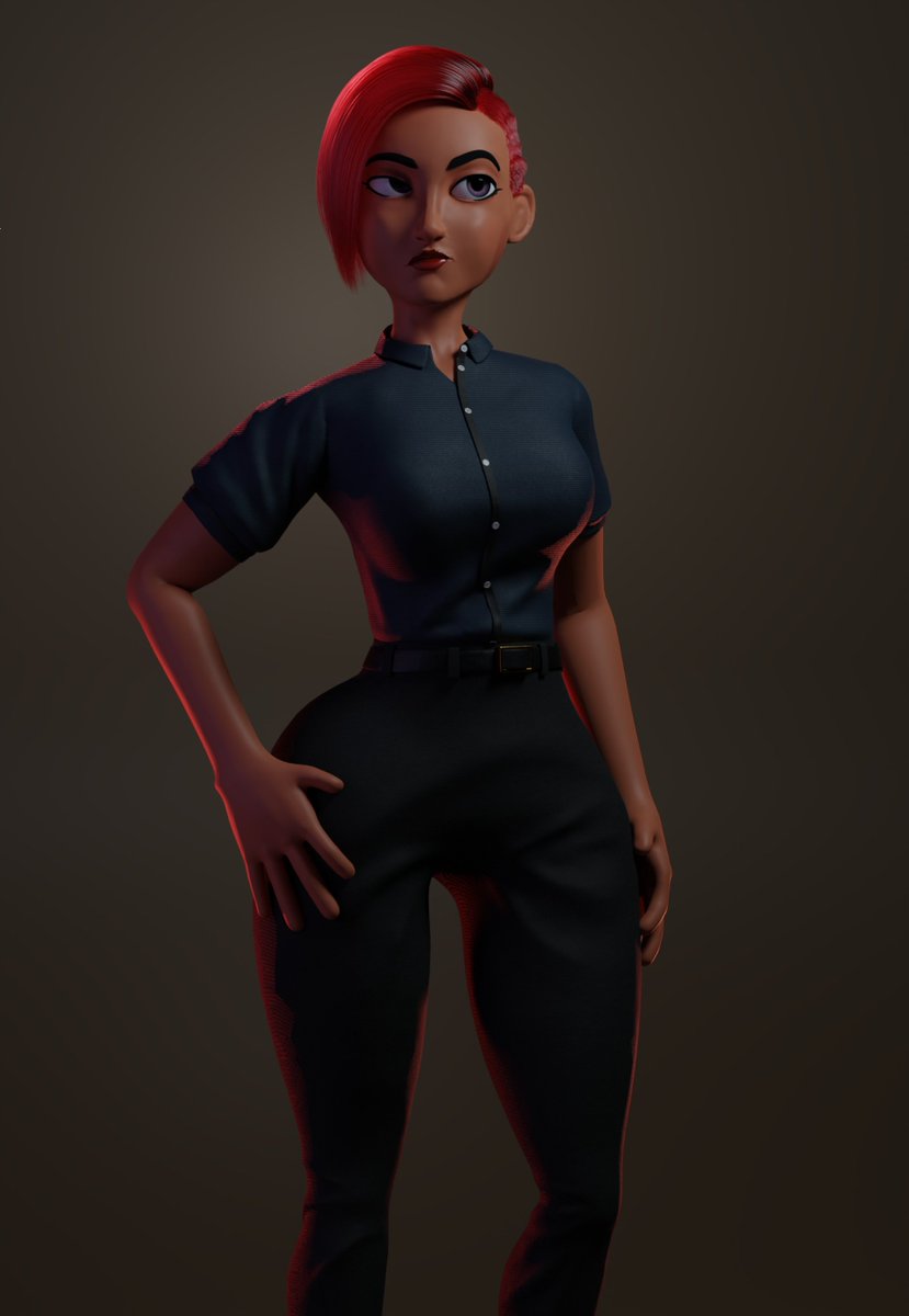 danxmn's tweet photo. A silent disapproval of your....shenanigans.

#blender #Blender3d #b3d #characterart #characterdesign #3dart https://t.co/km9uEpIS6z