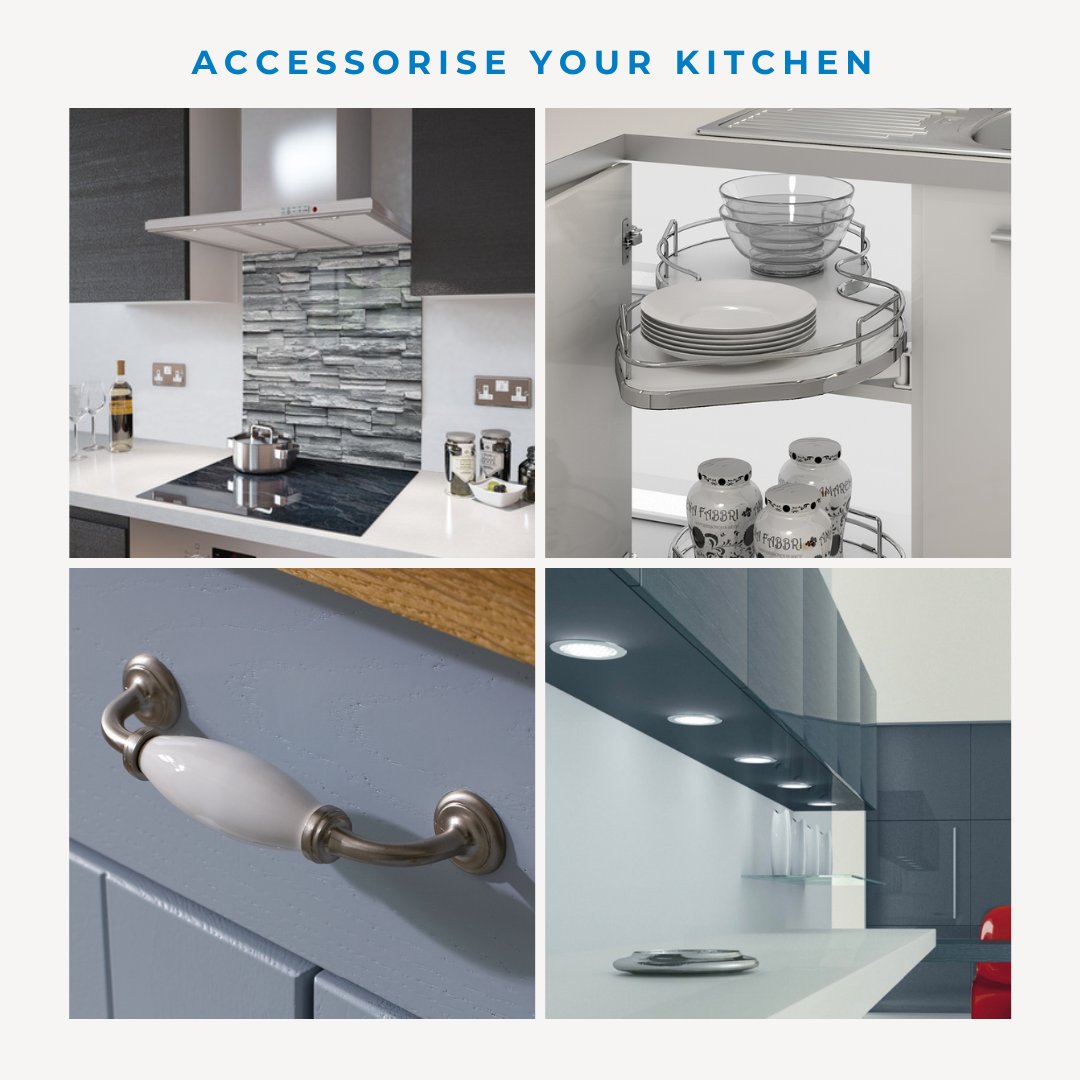 KitchenStudio1's tweet image. Accessorise your kitchen and make it totally unique to you. Add the perfect handles, maximise your cupboard space with our innovative range of storage solutions. Change the mood of the kitchen with some unique lighting. We have a huge catalogue of options for you.