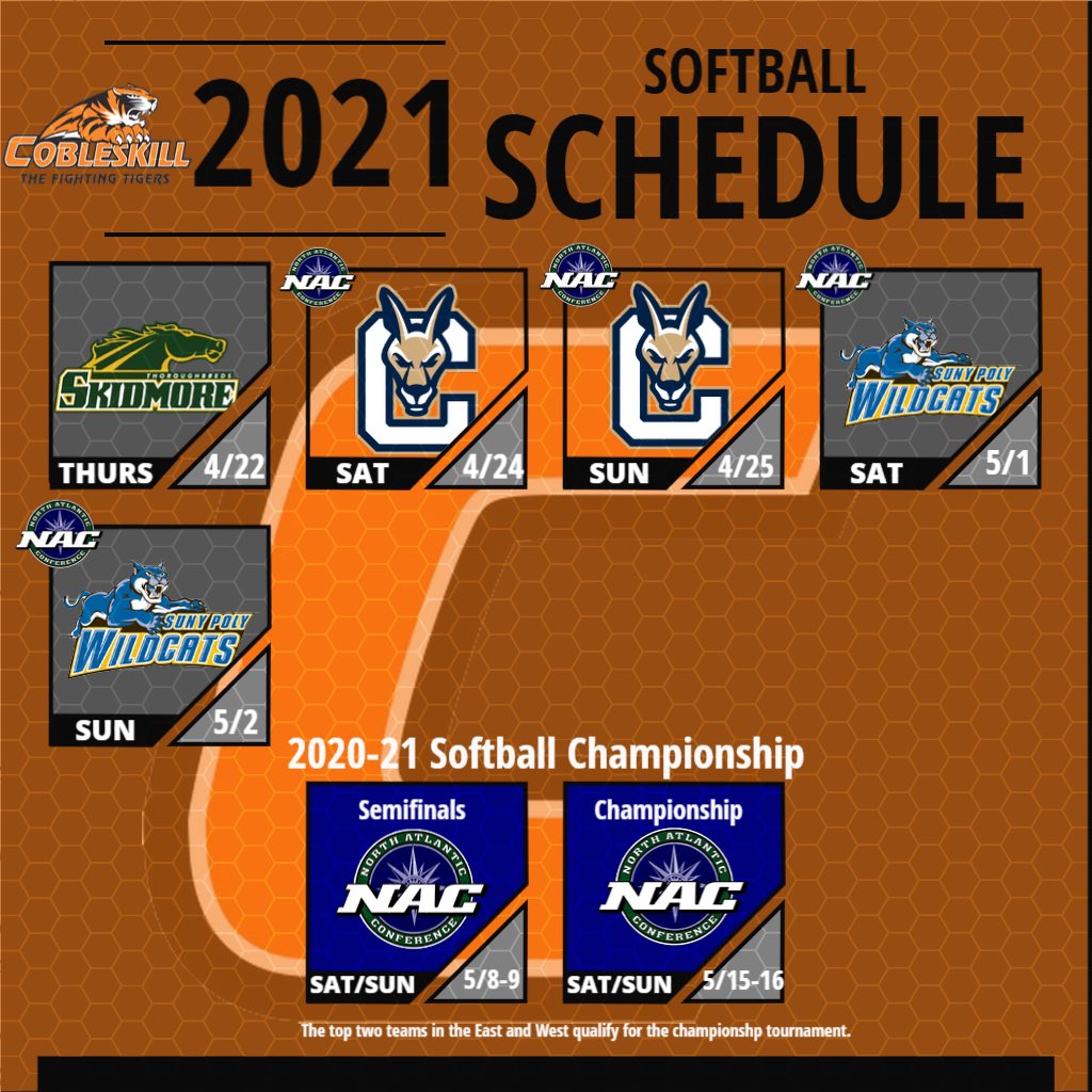 CobleskillSB's tweet photo. 🚨 Official schedule drop! 🚨 Due to Covid protocols, spectators are not permitted, however games will be live-streamed for free! Check out our website for more details and any changes. We can’t wait to be back on the field! #3daystilgameday #OneCoby #CobySB https://t.co/QmZ9rlcIz7