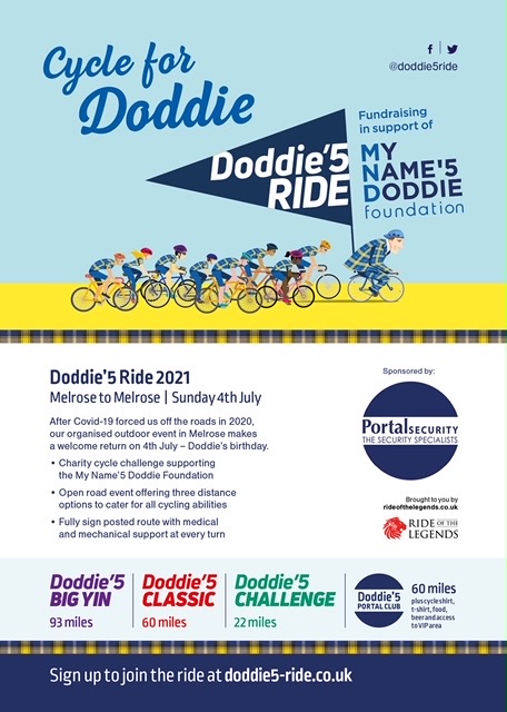 Doddie5Ride's tweet photo. July 4th is Doddie's birthday!
Join our celebrations by getting on your bike and raising vital funds for @MNDoddie5
#MND #Cycleevents #CycleUK #ScottishCycling #Rugby #RugbyFamily #DoddieWeir #Doddie5Ride https://t.co/40HeQN37Ao