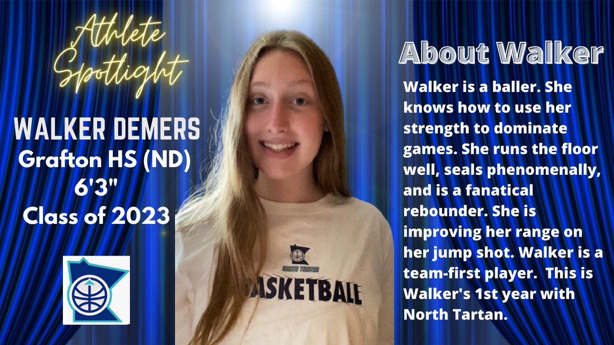 NorthTartan's tweet photo. Today’s North Tartan Athlete Spotlight is Walker Demers. You will enjoy watching her play! https://t.co/hAJRleEiTH