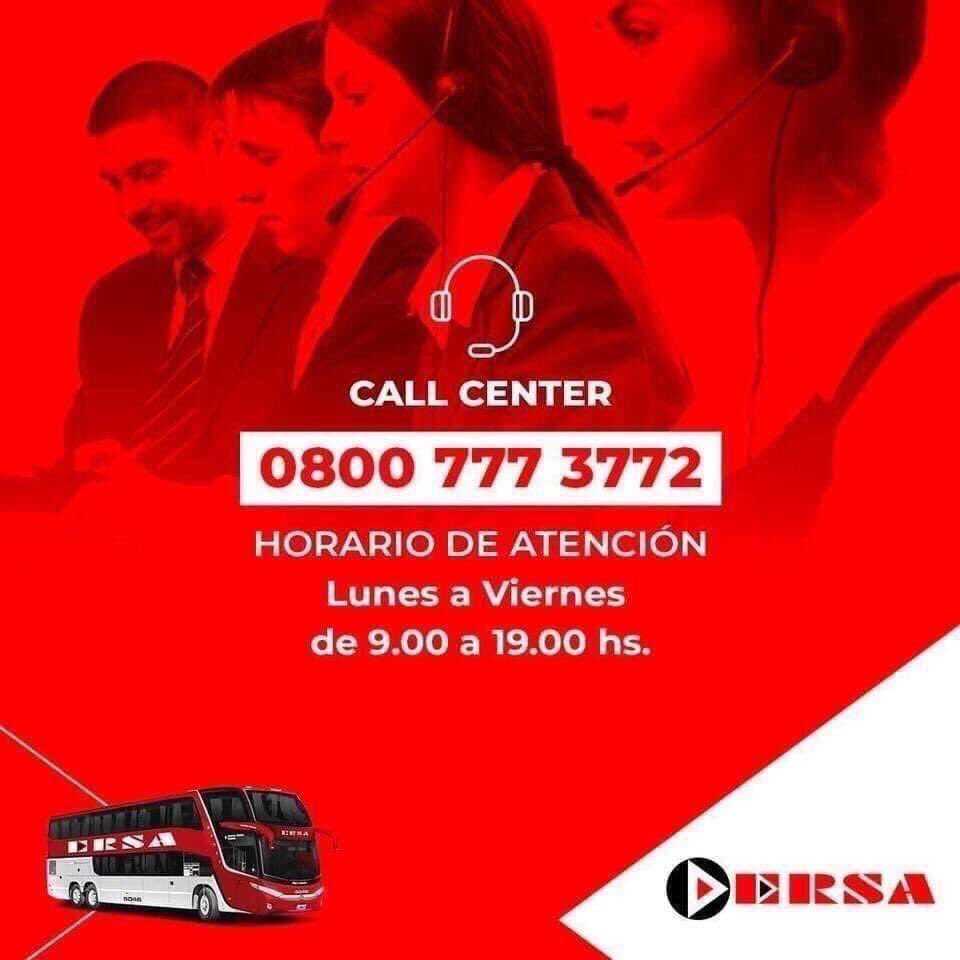 ERSA_ok's tweet photo. Atención queridos pasajeros ☝
Este es el horario de atención en nuestro call center
Lunes a viernes de 9:00 a 19:00 hs. ☎
#Ersa #CallCenter #Horarios https://t.co/kgCmDYAtLz