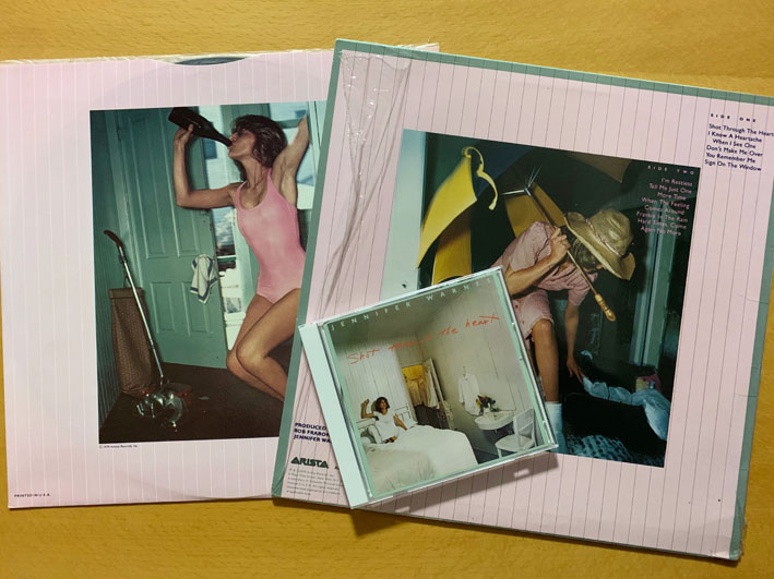 HosonoShotgun's tweet photo. MyCollection020 #JenniferWarnes "ShotThroughTheHeart"#IKnowAHeartacheWhenISeeOne の #AndrewGold らしいギターがいい #ImRestless #TellMeJustOneMoreTime #WhenTheFeelingComesAround AndrewGold のマリンバがいい JenniferWarnes のアルバムで一番好き https://t.co/8WgR25mGfo