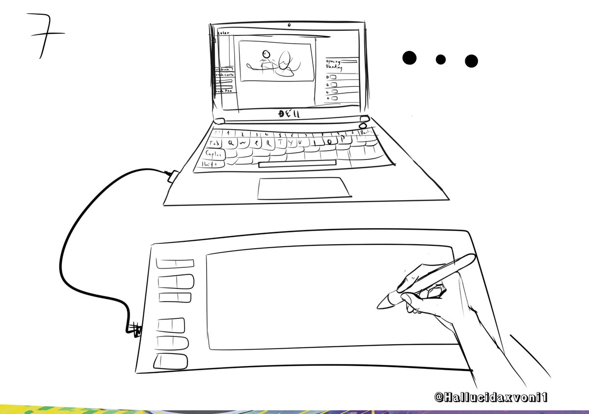 Hallucidaxvoni1's tweet photo. A short comic strip I made myself for the first time
Do not trace or steal pls. Part 2
#artistsproblem
#originalcomicstrip
#doodle https://t.co/xgH7FP7TTQ