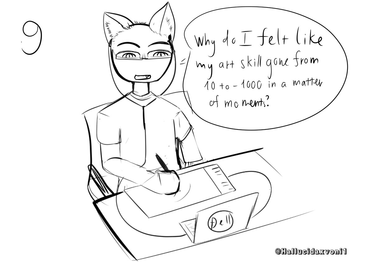 Hallucidaxvoni1's tweet photo. A short comic strip I made myself for the first time
Do not trace or steal pls. Part 3 END
#artistsproblem
#originalcomicstrip
#doodle https://t.co/IbmDsx6on7