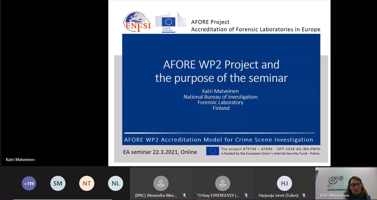 EAaccreditation's tweet photo. Today, EA is hosting a seminar on Accreditation of Forensic Laboratories in Europe, organised jointly by ENFSI, the European Network of Forensic Science, and EA. The purpose is to provide an overview on forensic science and CSI processes, and the benefits of accreditation of CSI. https://t.co/oGzOzZml6q