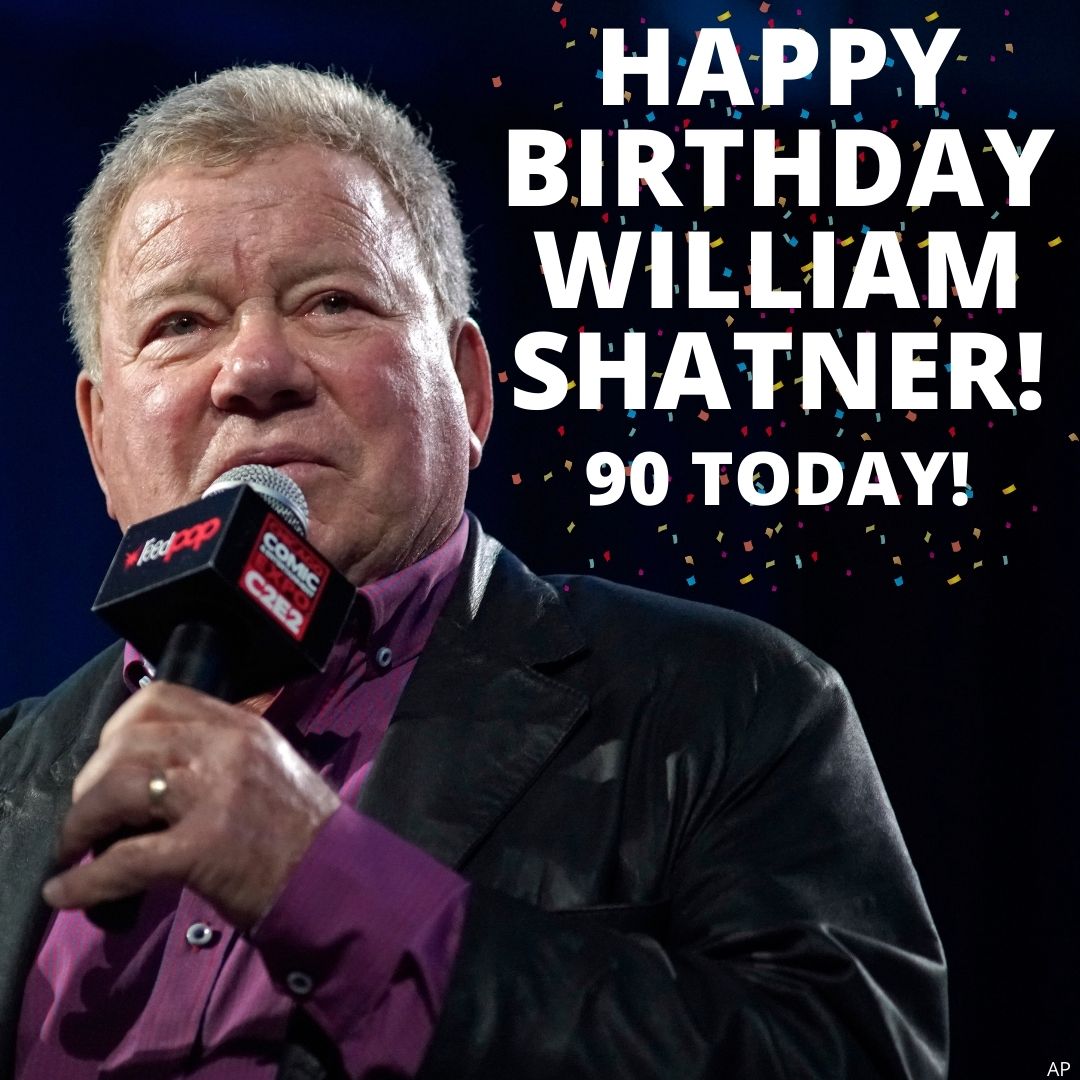 Happy Birthday Captain Kirk: William Shatner turns 90 today! 