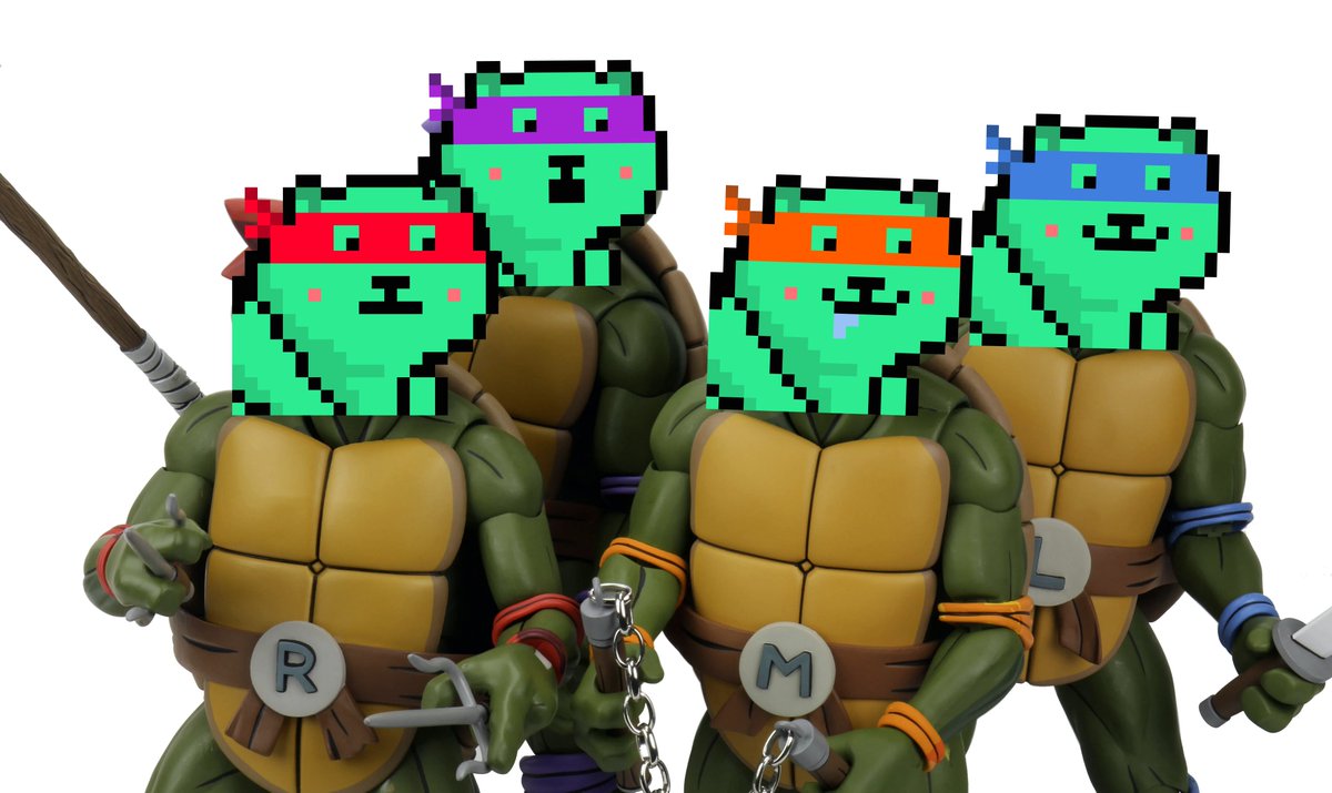 TechnoPandas_'s tweet photo. Today we've for you a #TechnoPanda Ninja Turtle Bundle. π’π’π’π’
This means 4 special TechnoPandas NFTs for just Ξ0.15!
-Names: Snow #0912, Brownie #0908, Onyx #0930, Ruby #0913
-Fav Accessory: Ninja Turtle Suit
Take them home now: https://t.co/ctuGDm9znP
#NFTs #nftcollector https://t.co/kf0MrAttja