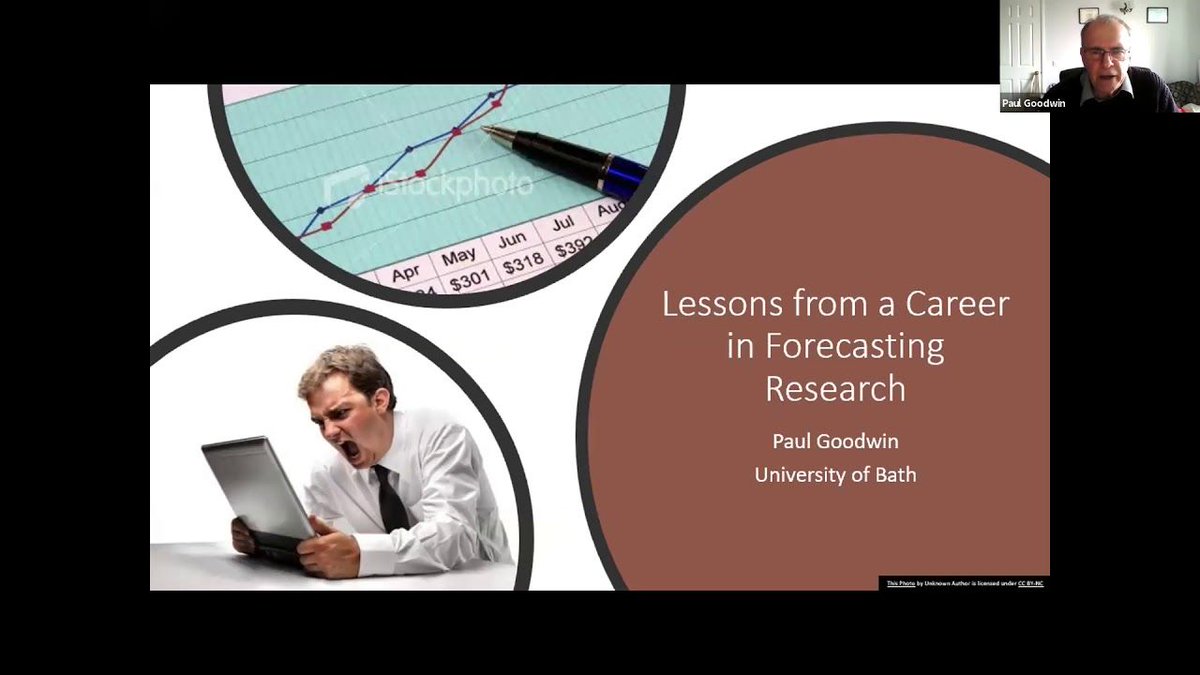 TimberlakeLtd's tweet photo. Watch the latest video from the @IIForecasters where they discuss 'lessons from a career in forecasting research with Paul Goodwin, Emeritus Professor of Management Science, University of Bath': https://t.co/DUJfA1dj2c

#IIF #forecasting #PaulGoodwin https://t.co/rw1hw8SR4x