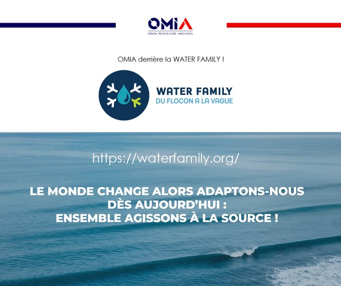 En cette journée mondiale de l'eau, OMIA soutient l'association La Water Family - Du Flocon à ....